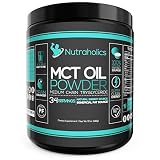 MCT Oil Powder - Keto Diet Coffee Creamer, Paleo Certified, Non-GMO, Gluten Free - 100% Organic Coconut Medium Chain Triglycerides, Ketogenic Super Fuel for Energy and Brain Function