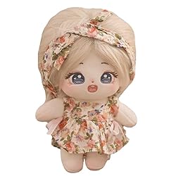 niannyyhouse 20cm Plush Doll Girl Humanoid Stuffed