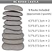 BC BINGO CASTLE Rock Painting Kit Show Children's Creativity Painting Flat Stones, Smooth Kindness Rocks Kits Suitable for Children Decompression or Decorating Children's Garden (9 Pcs)