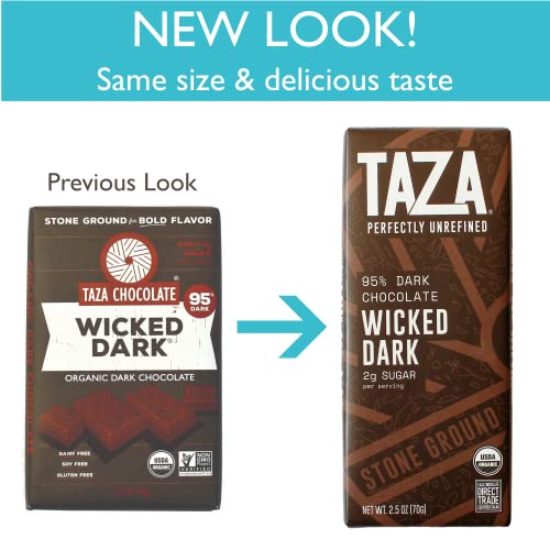 TAZA CHOCOLATE ORGANIC AMAZE BAR 70% STONE GROUND, COCONUT, 2.5 OUNCE (1 COUNT), VEGAN