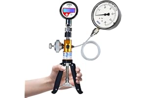 Pressure and Vacuum Hand Pump Calibrator (Range: -0.9 to 30 Bar) (Only Hand Pump) for Calibration Labs | Pressure calibrator 