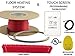 70 Sqft Warming Systems 120 V Electric Tile Radiant Floor Heating Cable with Touch Screen Programmable Thermostat