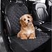 pedy Pet Front Seat Cover for Cars, Dog Car Seat Cover, Nonslip Rubber Backing with Anchors, Black