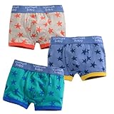 Vaenait Baby Toddler Kids Boys Boxer Brief 3-Pack Underwear Set Boxer Star