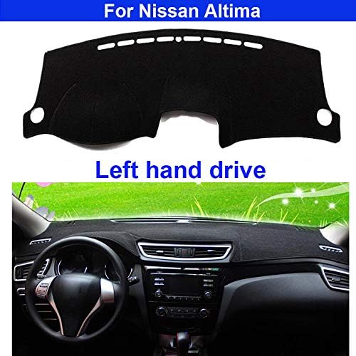 black Non slip Dash Carpet Dashboard Mat Car Dashboard Sun Cover Non slip Dash Mat For Altima 2019 2020 (Left hand drive)