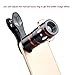 Apexel 5 in 1 Camera Lens Kit - Telephoto + Fisheye + Wide Angle & Macro + Wireless Shutter with Mini Tripod + Phone Holder for iPhone 11/XS Max/X/8/7 Plus Samsung Galaxy S10/S9 Plus OnePlus Phone