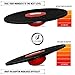 Epitomie Fitness Power Rocker Balance Board - Premium Wobble Board - Adjustable Height - Bonus Resistance Tube Set - Complete Stability & Core Training - Physical Therapy and Injury Rehabilitation
