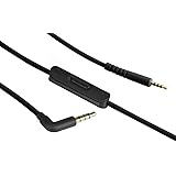 Amazon Basics Bose Quiet Comfort Replacement Inline Mic Remote Headphone Cable for Apple Devices - Black
