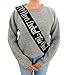 “70 Never Looked This Good” Black Glitter Satin Sash – Happy 70th Birthday Party Supplies, Ideas and Decorations- Funny Birthday