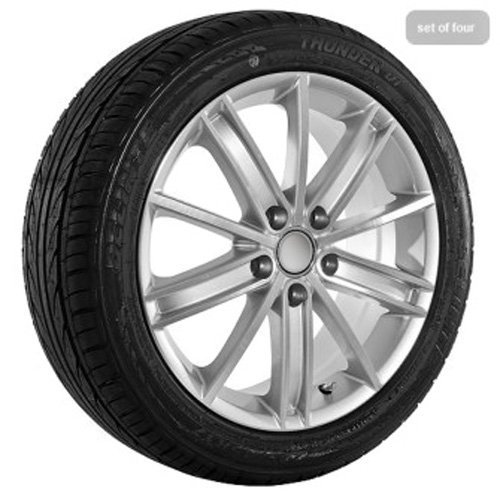 Buy 17 Inch Silver Volkswagen Wheels Rims With Tires EOS Jetta GTI Golf