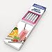 Stainless Steel Straws - Set of 5 Wide Metal Smoothie Straws with Cleaning Brush