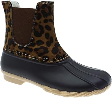 leopard rain boots amazon