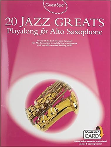 20 Jazz Greats Playalong For Alto Saxophone Book Audio Download Noten Sammelband Play Along E Bundle Download Audio Fur Alt Saxophon Guest Spot Alto Saxaphone Amazon De Music Sales Fremdsprachige Bucher