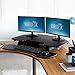 VARIDESK – Height Adjustable Standing Desk for Cubicles – Cube Corner 36 – Stand Up Desk for Dual Monitors
