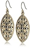 Lucky Brand Gold Open Work Earrings