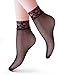 VERO MONTE 4 Pairs 4 Styles Women's Lace Fishnet Ankle Socks - Patterned Socks