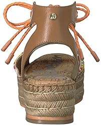 Sam Edelman Women's Neera Sandal, Saddle/Orange