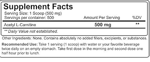 NutraKey Acetyl L-Carnitine, 250 Gram in Dubai - UAE | Whizz Acetyl-L- Carnitine