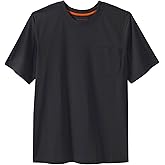 Boulder Creek by Kingsize Men's Big & Tall Heavyweight Pocket Crewneck T-Shirt