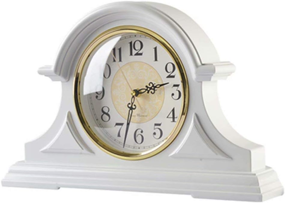 Mantel Clock, Retro Mantle Clock, 12Inch Silent Mantel