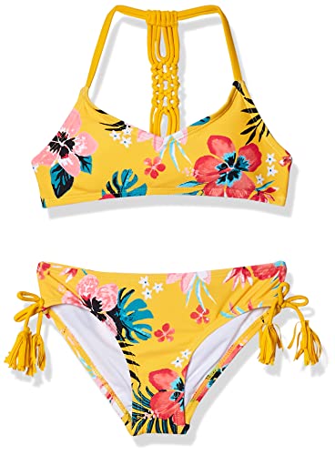 Kanu Surf Girls' Willow V-Neck Bikini Beach Sport 2-Piece Swimsuits, Brooke Man…