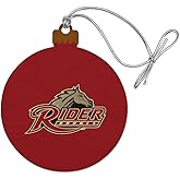 GRAPHICS & MORE Rider University Primary Logo Wood Christmas Tree Holiday Ornament