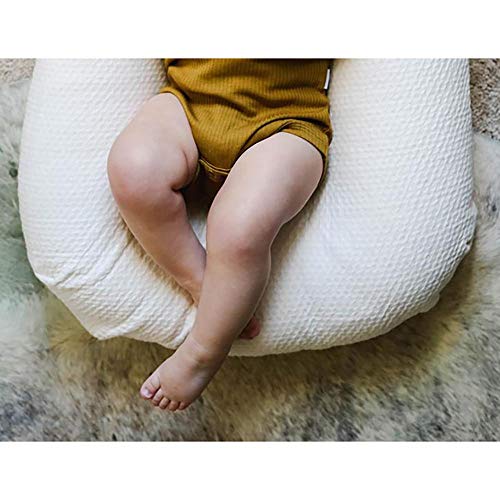 Snuggle Me Organic | Puddle Pad | Elastic Fitted Organic Cotton Moisture Barrier | Patented Sensory Lounger for Baby