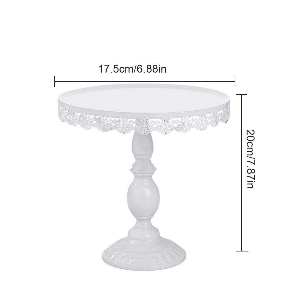 Postre Cupcake Display Pedestal Placa de pastelería de anaquel de Snack