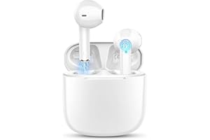 ZTOT0P Bluetooth 5.3 Headphones with 4-Mics ENC Clear Call, Wireless Earbuds,Bluetooth Earbuds Touch Control Stereo Sound, Waterproof Earphones Sprot B