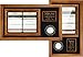 ProActive Sports Memorable Moments Golf Ball and Scorecard Wooden Display
