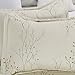 Vaulia Lightweight Microfiber Duvet Cover Set, Print Branch Pattern Design, Cream Color - Twin Size