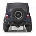 Smittybilt RB01-B Black Rear Tube Bumper for Jeep YJ/TJ/LJ, (Box 1 of 2)