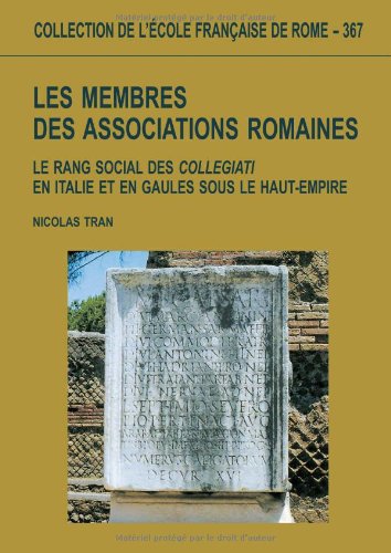 Les  membres des associations romaines