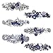 Hair Barrettes for Women, Anezus 6 Pcs Crystal Rhinestones Hair Barrettes Fancy Vintage Spring French Hair Clips for Women Girls Hair Styling Tools Accessories