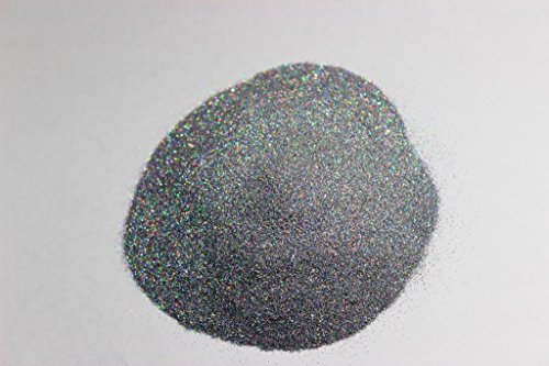 Silver, Extra Fine Holographic Glitter 1/128, 4oz Shaker Bottle