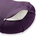 Node Fitness Organic Cotton 17″ Crescent Meditation Cushion – Purplethumb 3