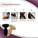 Shoes Too Big Inserts - Heel Cushion Pads - Grips for Blister Prevention and Comfort - Shoe Filler for Women & Men, 4 Pairs