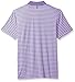 IZOD Men's Short Sleeve Textured Stripe Traditional Golf Polo