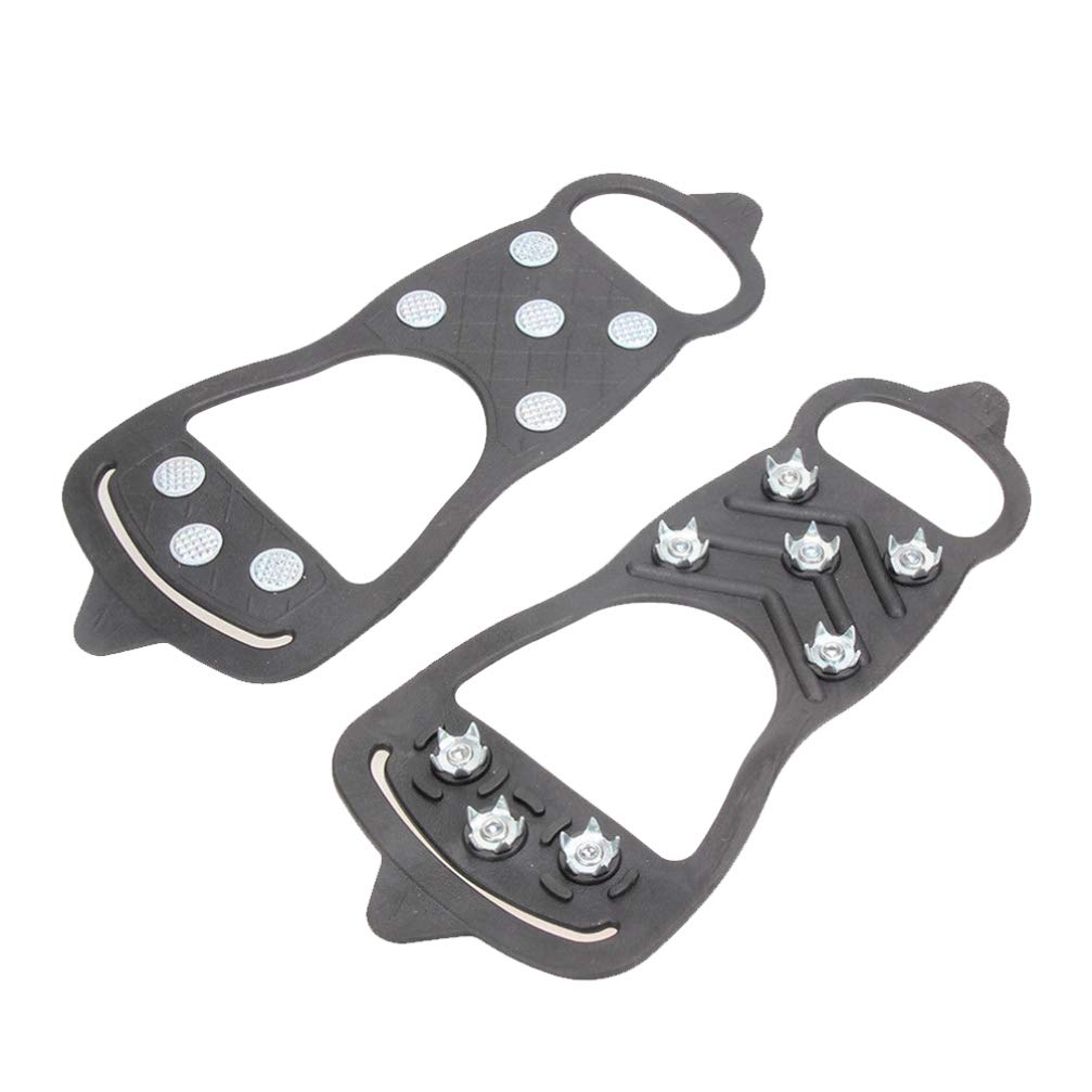 1 Pair Snowshoes Ice Shoes 8- Shoes Cover Shoe Cover Women Men Ice Grippers Non Covers for Shoes Snow Cleats Snow Shoe Spikes Handles Ladies Soles Winter