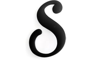 WISH YOUNG 3PCS Letter Charms Compatible with Bogg Bags,2.75 in Large Size Bag Inserts Accessories Decorative Charm for Beach Bag (Black, S.)