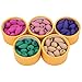 Jeteven 100pcs/5 Box Backflow Incense Cones Sandalwood Lavender Green Tea Roses Cherry Blossom Natural Fragrant Cone