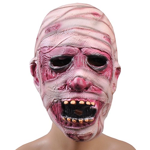 JewelleryClub Mummy Zombie Halloween Party Mask Scary Mask