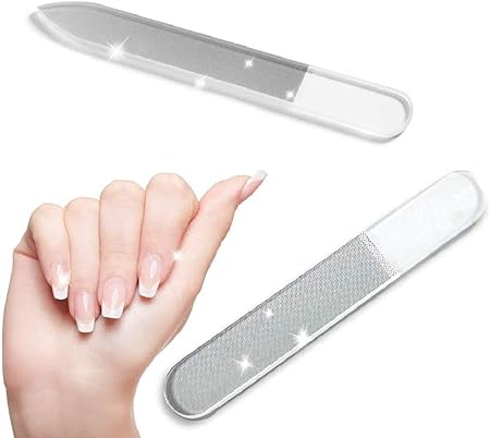 Amazon Co Jp 爪やすり 爪磨き ガラス製 専用ネイル ケアナノ技術が生んだ全く新しいナノガラス ネイルシャイナー お得な2点セット ビューティー