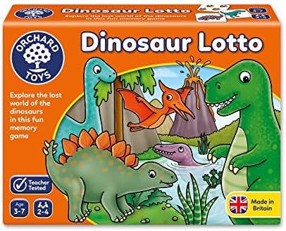 Orchard Toys Dinosaur Lotto Childrens game Multi One Size