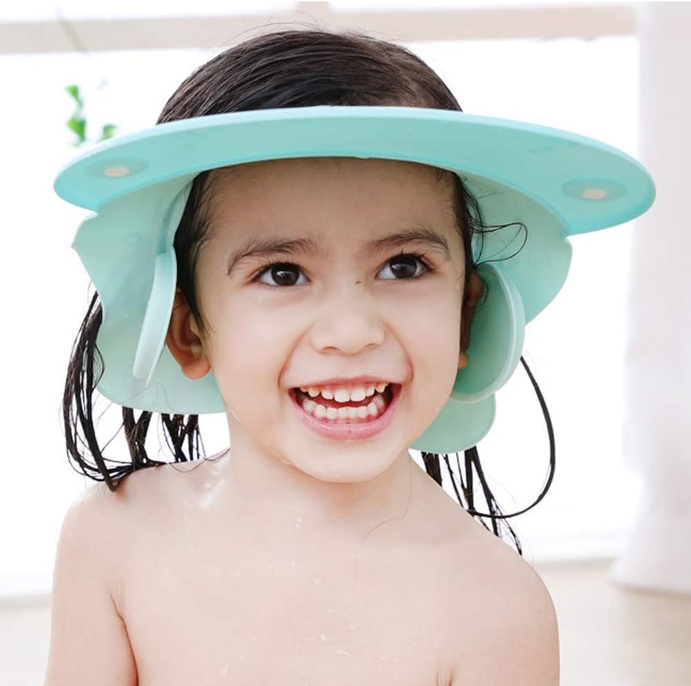Rose Bebe Bain Douche Visiere Laver Shampooing Cap Baignoire Tete Chapeau Rincer Cheveux Empecher Leau De Rentrer Des Yeux Et Des Oreilles Protection Enfants Et Enfants En Bas Age Bebe Puericulture