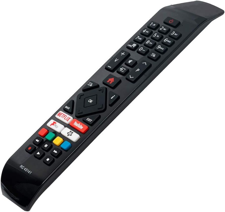 VINABTY RC43141 Remote Control Replacement fit for Hitachi Smart TV with Netflix Youtube & Fplay Buttons 32HB26J61U 32HB26T61UA 50HB26T72U 524HB21T65U 24HB21T65U - Image 4