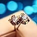 T400 925 Sterling Silver Post Stud Earrings Setwith Cubic Zirconia Gift for Women Men 5 6 7 8 mm (4 Pairs)