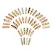 100 Pieces Mini Colorful Wooden Craft Clips Photo Paper Peg (Color Set 1)