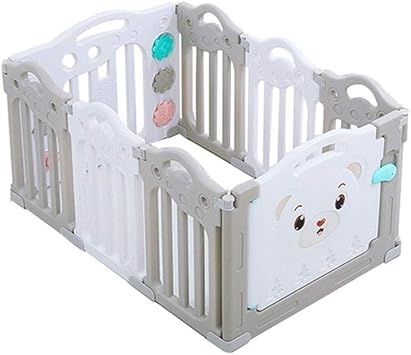 plastic playpen grey