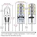 10-Pack G4 LED Bulb 12V DC, 10W T3 JC Halogen ( Daylight White 6000K ) Light Bulbs Replacement, 1.5W / 110 Lumens, G4 Bi-Pin Base Lamp